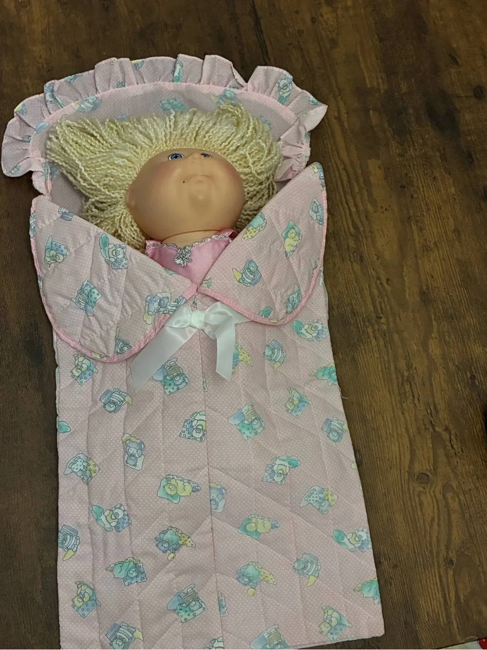 Doll Sleeping Bag & Accessories for Large (16-18”) Doll